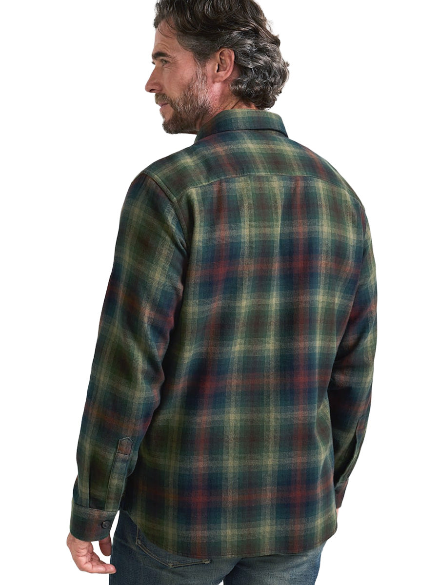Burnside Flannel Shirt - Green Multi Plaid
