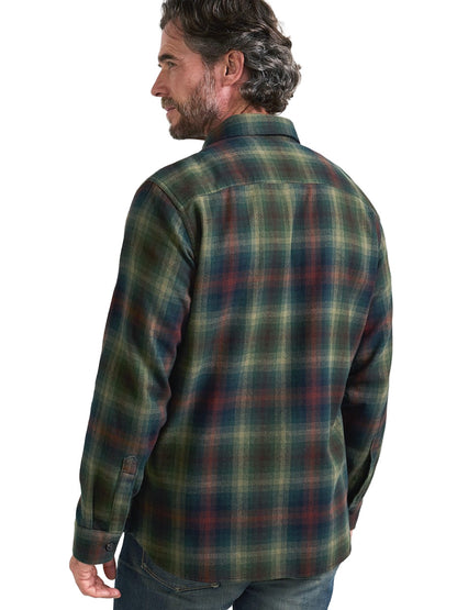 Burnside Flannel Shirt - Green Multi Plaid