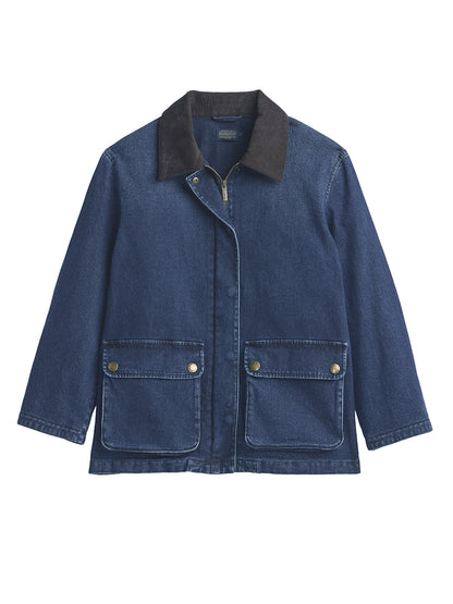 Cascades Denim Barn Coat - Dark Wash