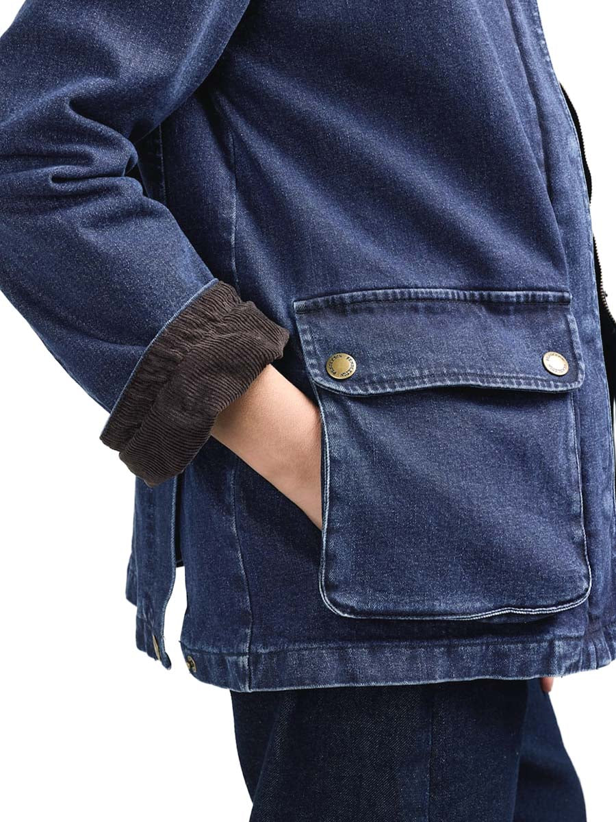 Cascades Denim Barn Coat - Dark Wash
