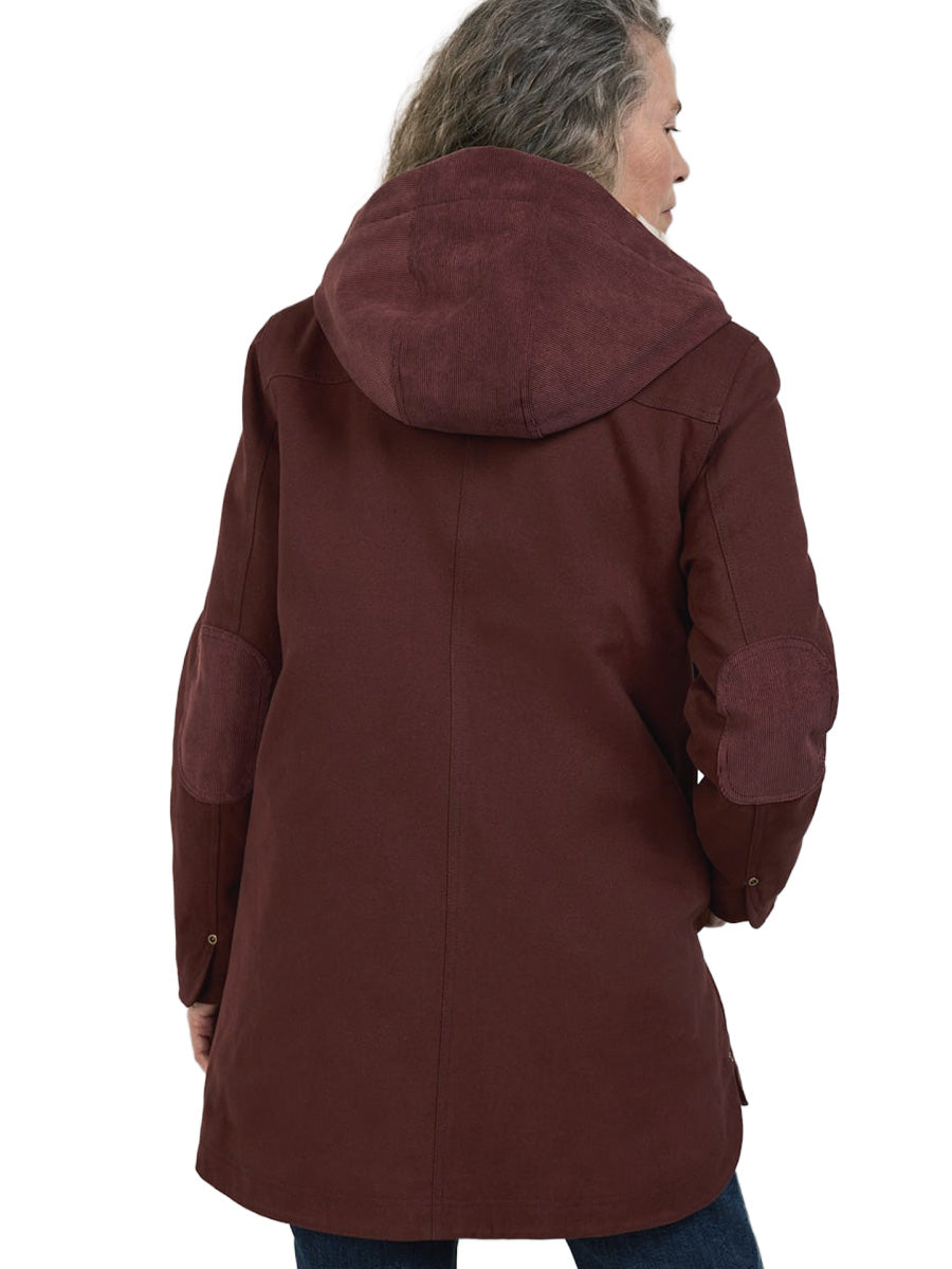 Cedar Creek Canvas Parka - Raisin