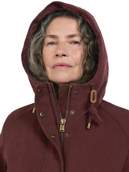 Cedar Creek Canvas Parka - Raisin