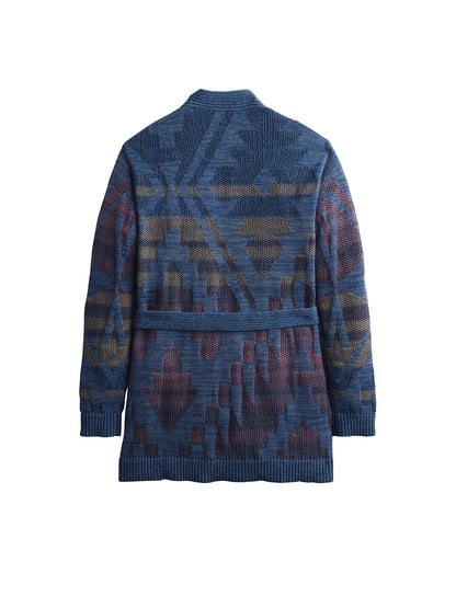 Cheyenne Cotton Cardigan - Blue Mix