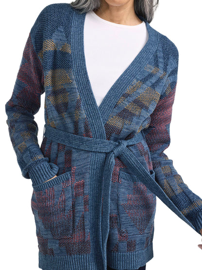Cheyenne Cotton Cardigan - Blue Mix