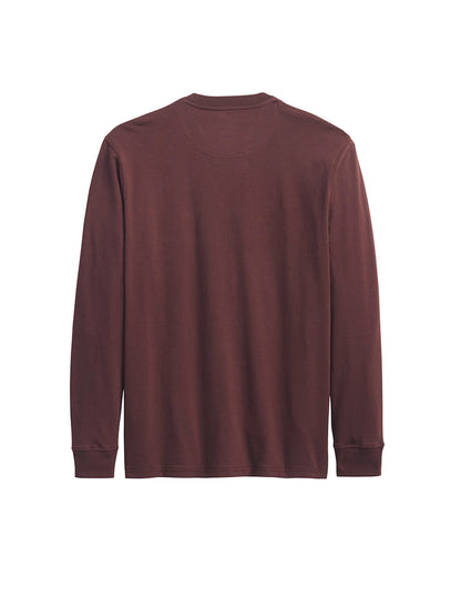 Deschutes Long Sleeve Tee - Dark Red