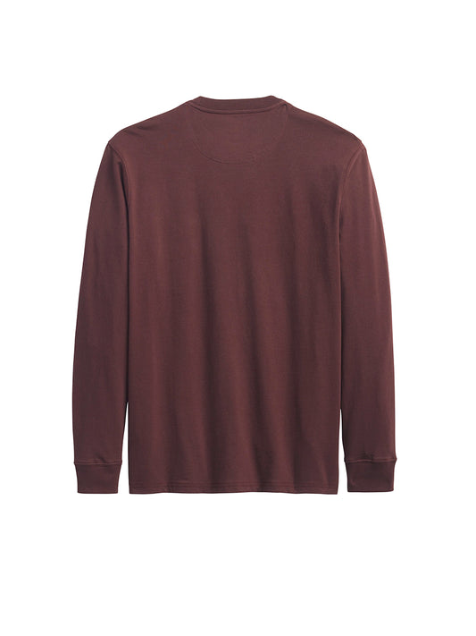Deschutes Long Sleeve Tee - Dark Red