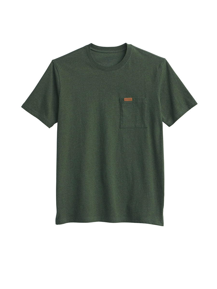 Deschutes Crew Neck Short Sleeve Tee - Green Heather