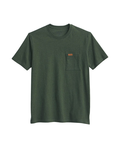 Deschutes Crew Neck Short Sleeve Tee - Green Heather