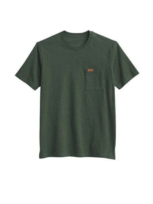 Deschutes Crew Neck Short Sleeve Tee - Green Heather
