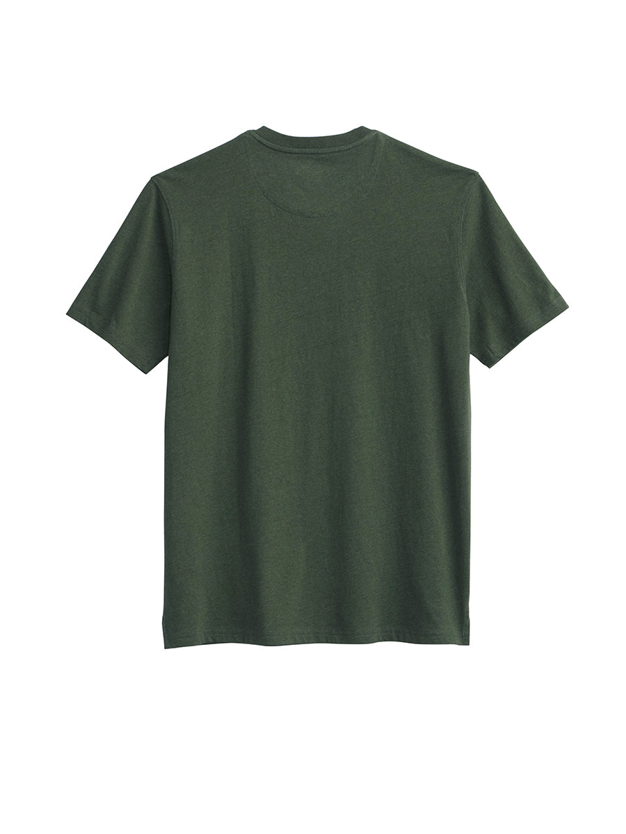 Deschutes Crew Neck Short Sleeve Tee - Green Heather