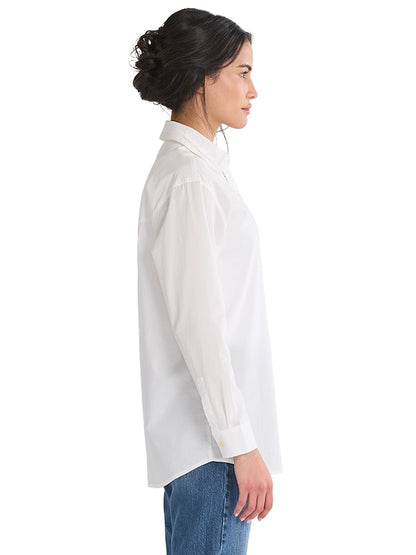 Everly Poplin Shirt - White