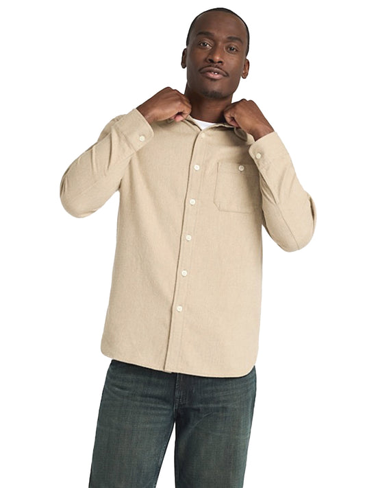Fremont Flannel Shirt - Tan Heather