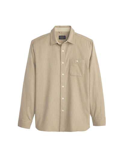 Fremont Flannel Shirt - Tan Heather
