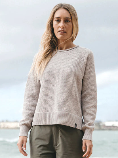 Kerrow Stitch Jumper -  Oat