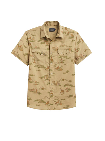 Laramie Short Sleeve Shirt - Rodeo Tan