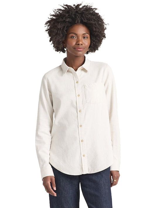 Relaxed Flannel Shirt - Natural