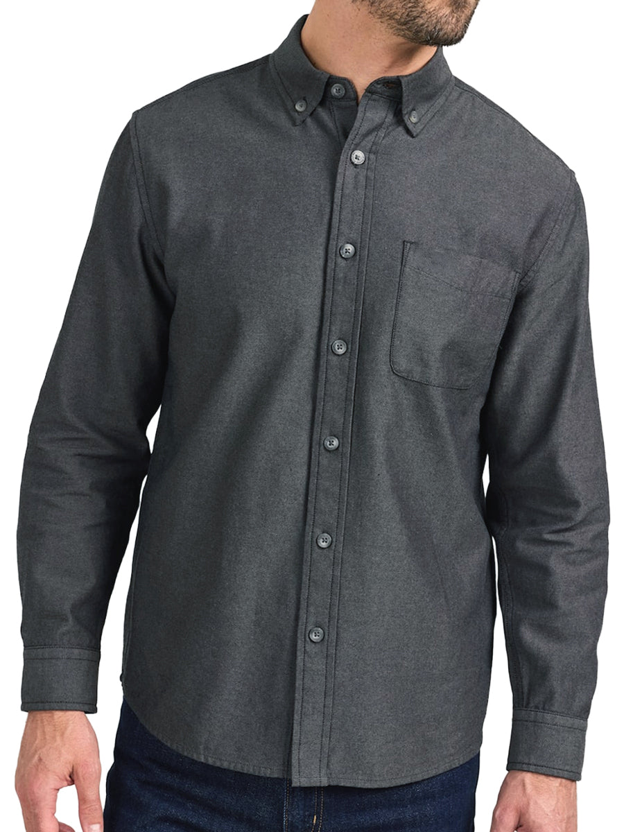 Riley Twill Shirt - Charcoal