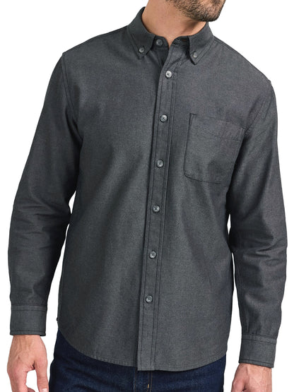 Riley Twill Shirt - Charcoal
