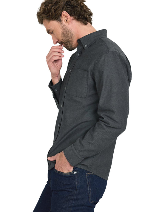 Riley Twill Shirt - Charcoal