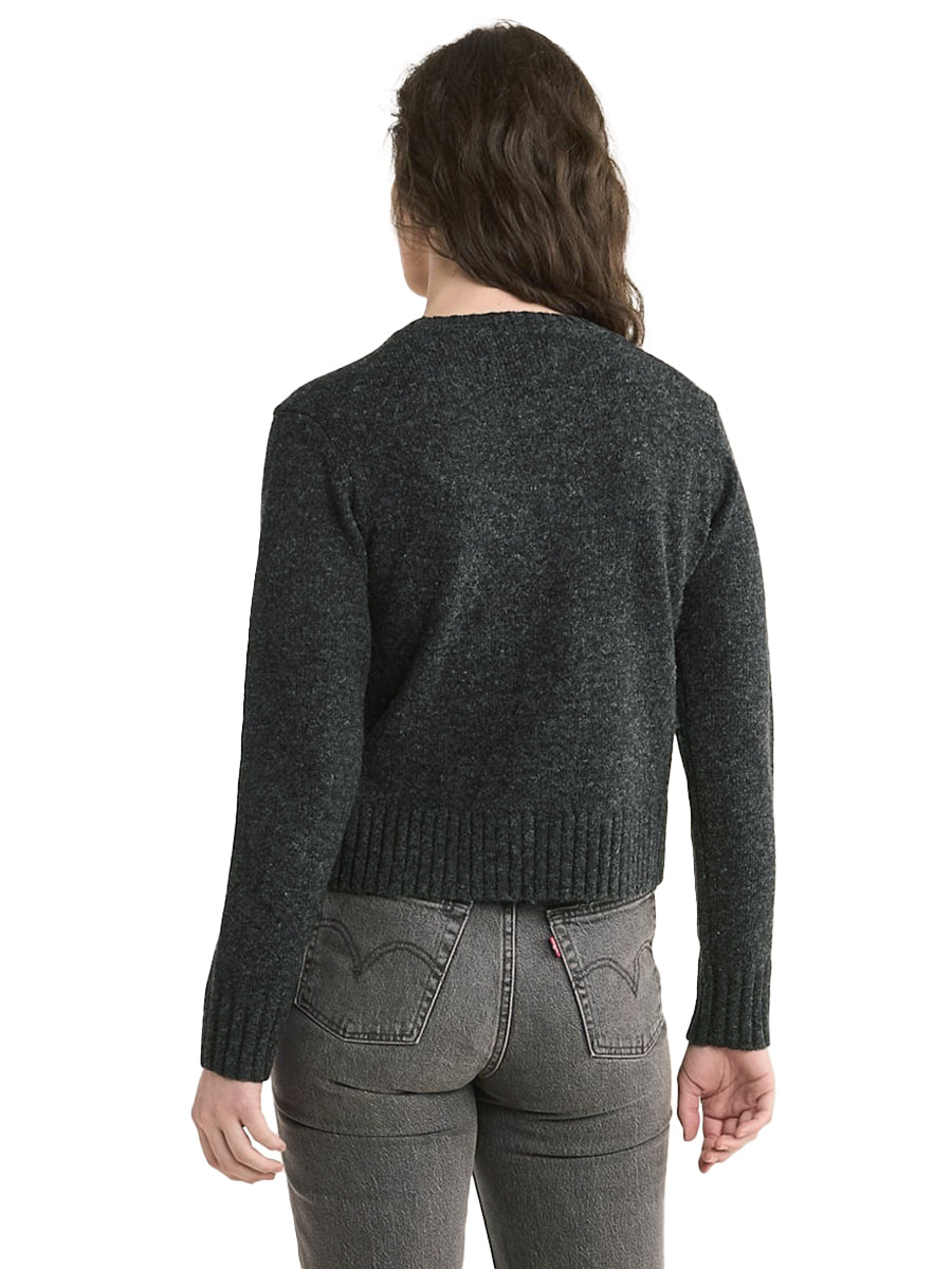 Women's Shetland Crewneck Sweater - Black