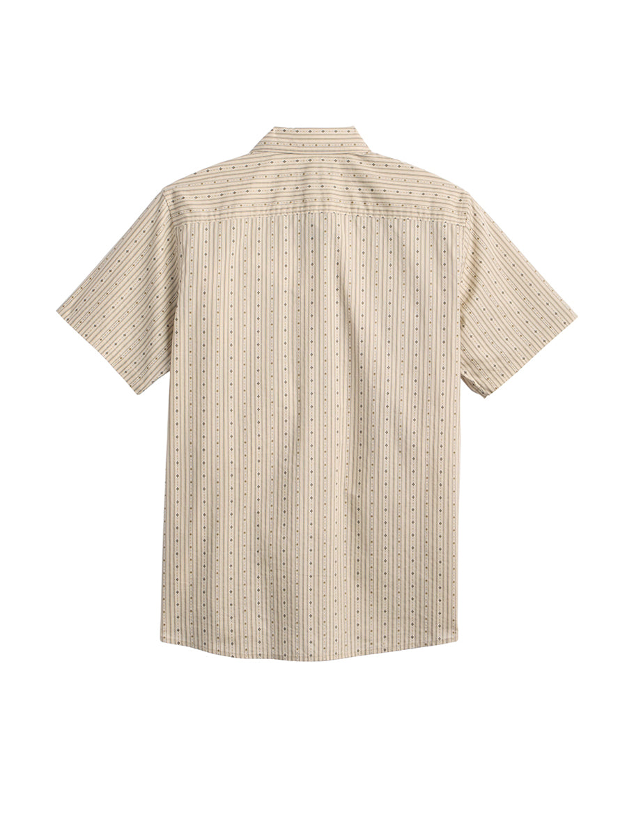 Shoreline Shirt - Harding Stripe Ecru