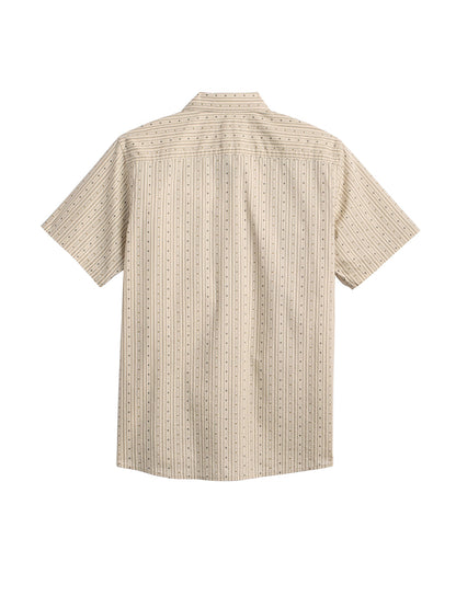 Shoreline Shirt - Harding Stripe Ecru