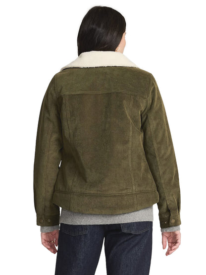 Wind River Corduroy Trucker - Dark Olive