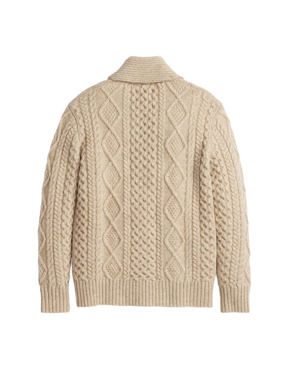 Women's Fisherman Cardigan - Driftwood