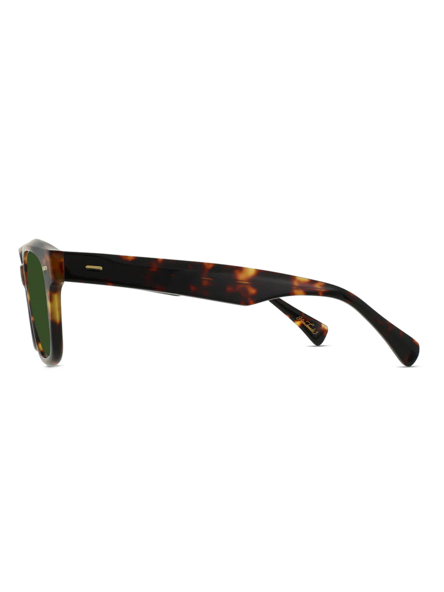 Carby Sunglasses - Ristretto Tortoise & Bottle Green