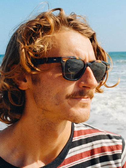 Carby Sunglasses - Ristretto Tortoise & Bottle Green