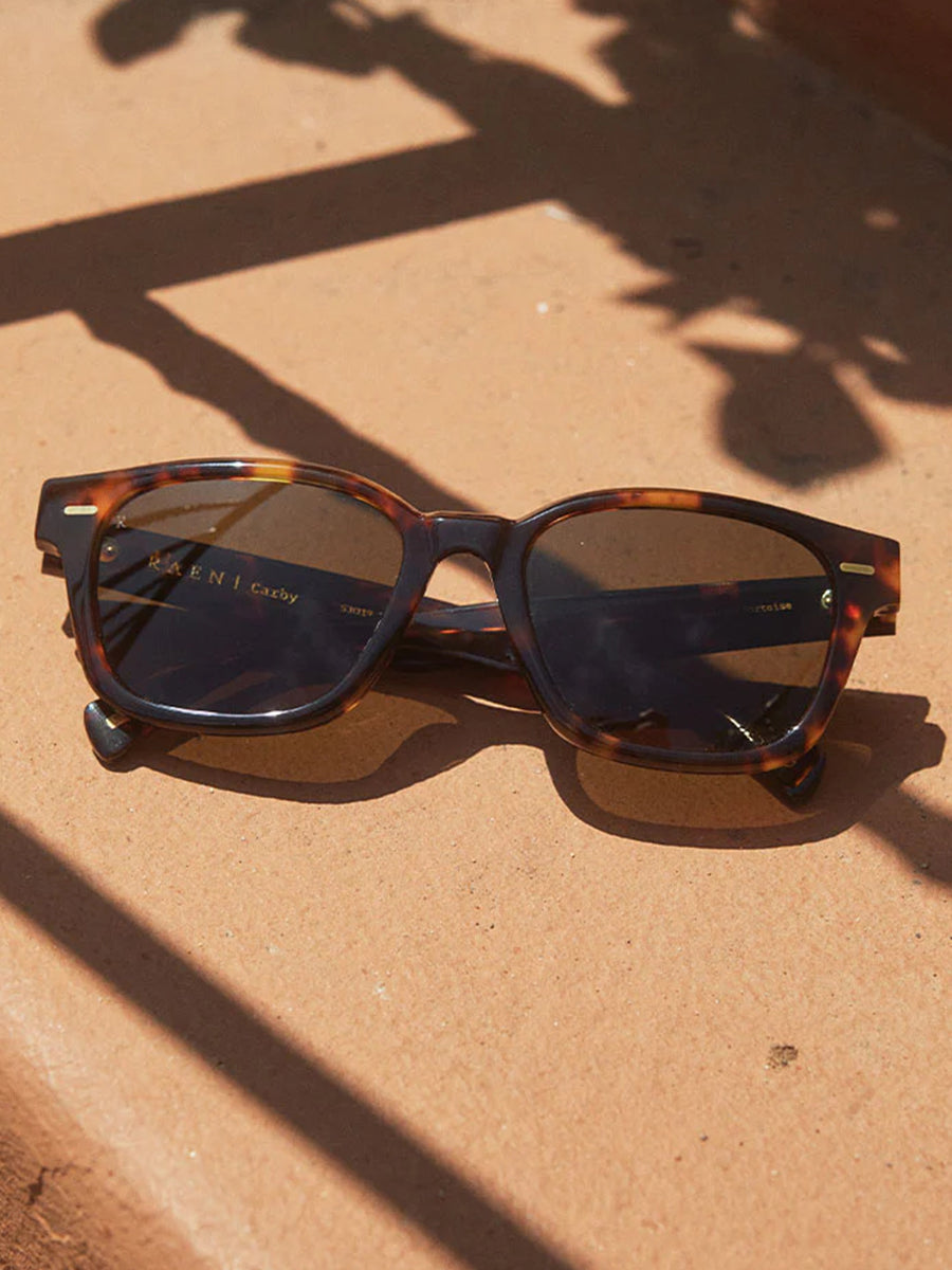 Carby Sunglasses - Ristretto Tortoise & Bottle Green