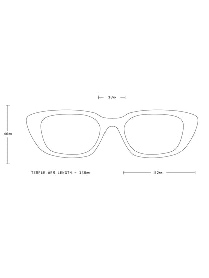 Iwa Sunglasses - Mascara & Cherry