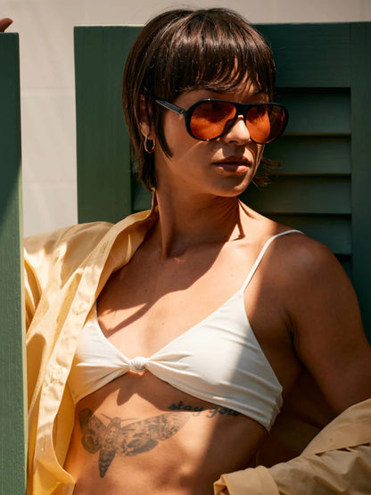 Jenever Sunglasses - Recycled Black & Dune