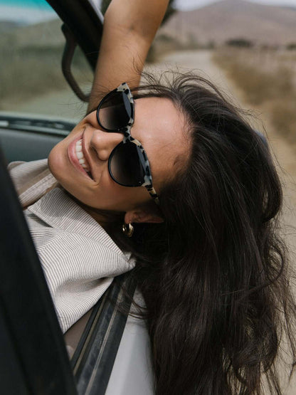 Lily Sunglasses - Dawn & Blush Mirror