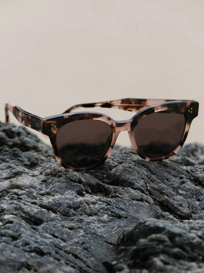 Nikol Sunglasses - Coral Tortoise & Dark Smoke