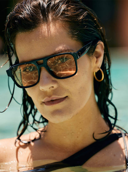 Rifka Sunglasses - Recycled Black & Spritz