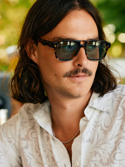 Rifka Sunglasses - Recycled Black & Spritz