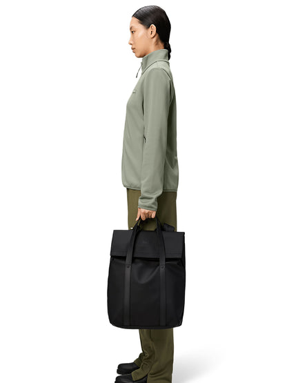 2-Way Tote Backpack - Black