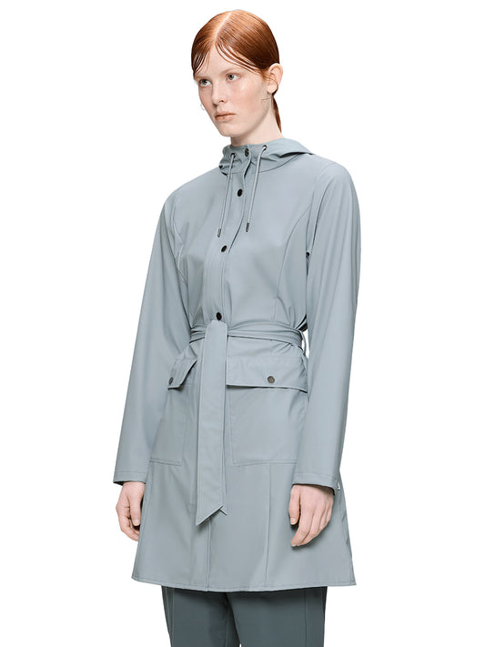 Curve Long Jacket - Pool