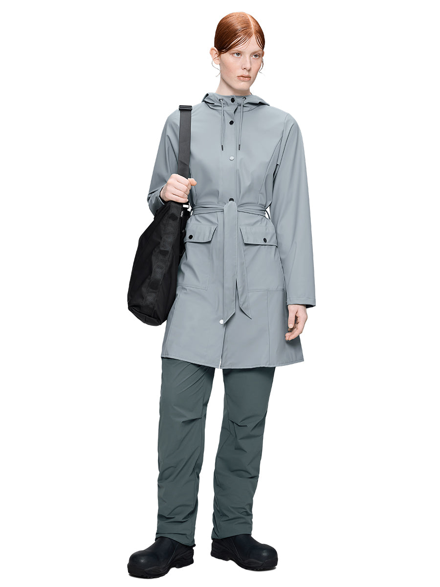 Curve Long Jacket - Pool