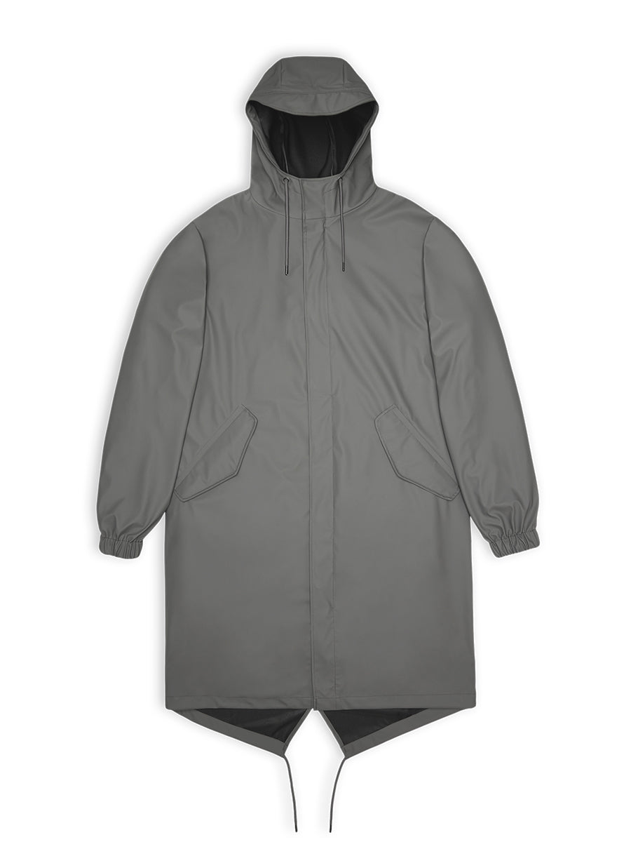 Rains Fishtail Parka in Grey – COMMUNION