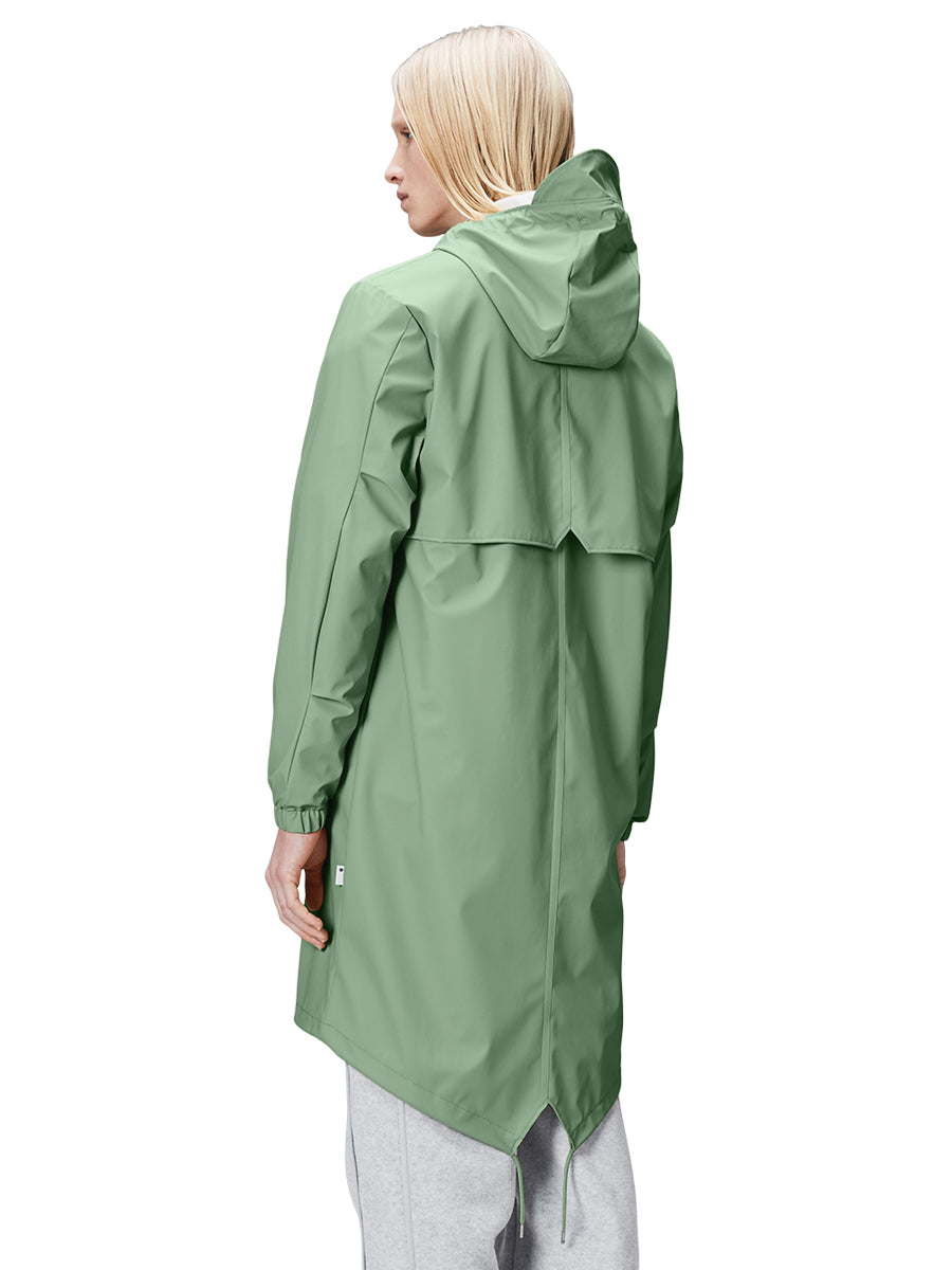 Rains fishtail cheap parka green