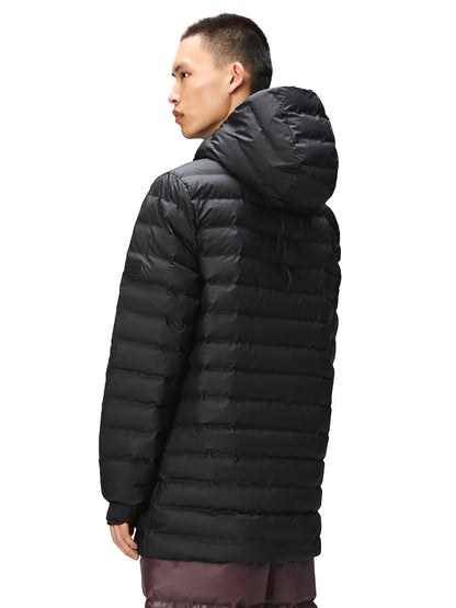 Lohja Long Puffer Jacket - Black