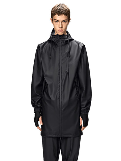 Long Storm Breaker Jacket - Black