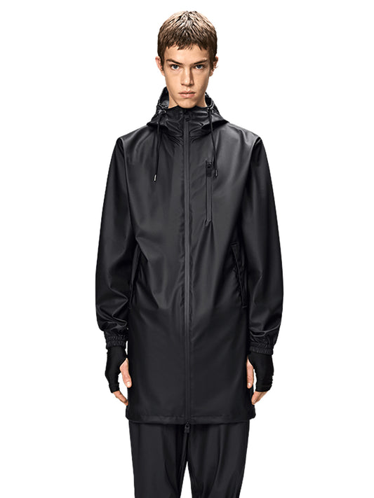 Long Storm Breaker Jacket - Black