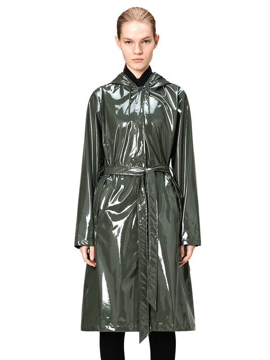 A-Line Longer Jacket - Swamp