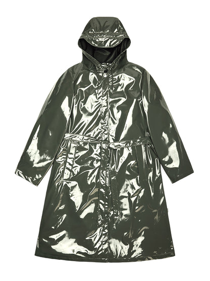A-Line Longer Jacket - Swamp