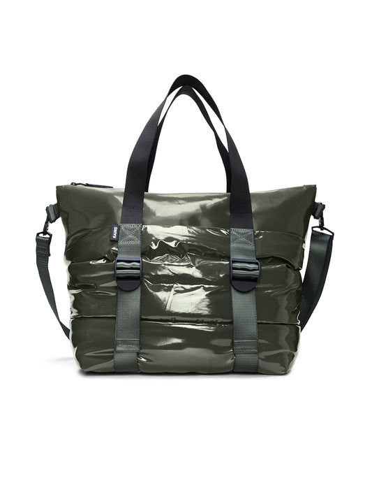 Puffer Mix Tote Bag Mini - Swamp