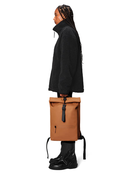 Roll Top Rucksack - Rust