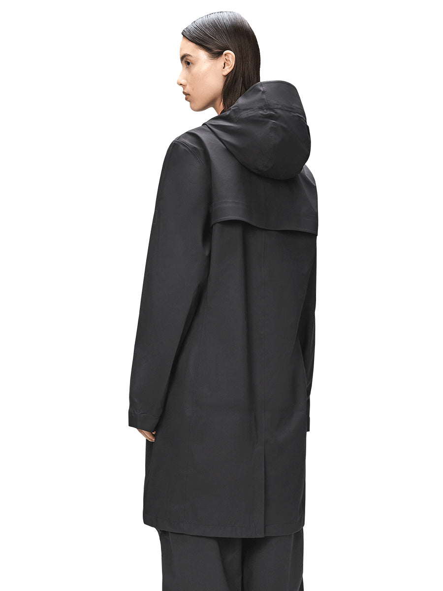 Suva Hardshell Long Jacket - Black